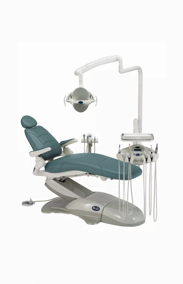 Relaxing massage dental chair used for patient comfort