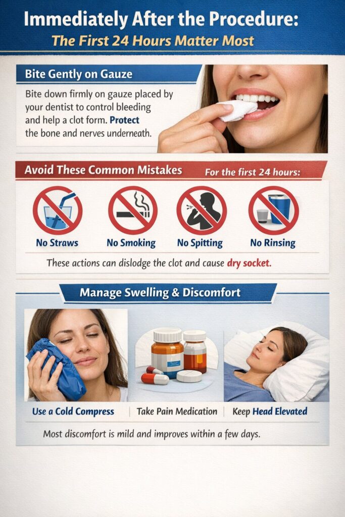 Immediately After the Procedure The First 24 Hours Matter Most